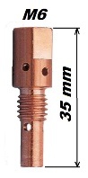 Держатель наконечника M6 L=35mm (25)
