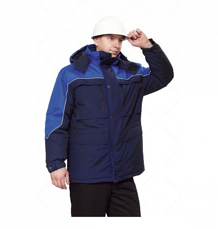 Куртка "Фристайл" с капюшоном (т.синий)