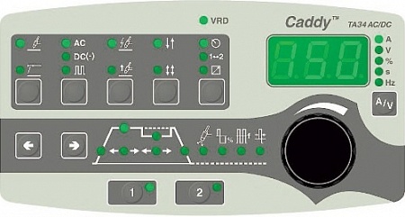 Сварочный аппарат ESAB Caddy Tig 2200i AC/DC панель TA34 