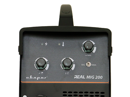 Сварочный аппарат СВАРОГ REAL MIG 200 (N24002) Black (маска+краги)